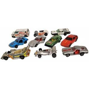 Vintage Hong Kong Die Cast Car & Truck Lot of 10 PCS